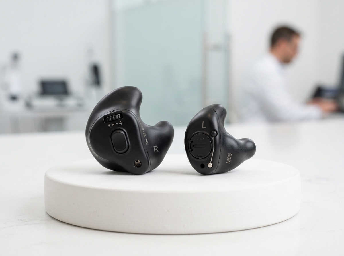 In the ear custom hearing aid